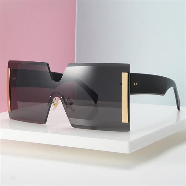 new rimless oversized square sunglasses women men black shades 2020 fashion ladies shield glasses luxury gradient eyewear, White;black
new rimless oversized square sunglasses women men black shades 2020 fashion ladies shield glasses luxury gradient eyewear, White;black