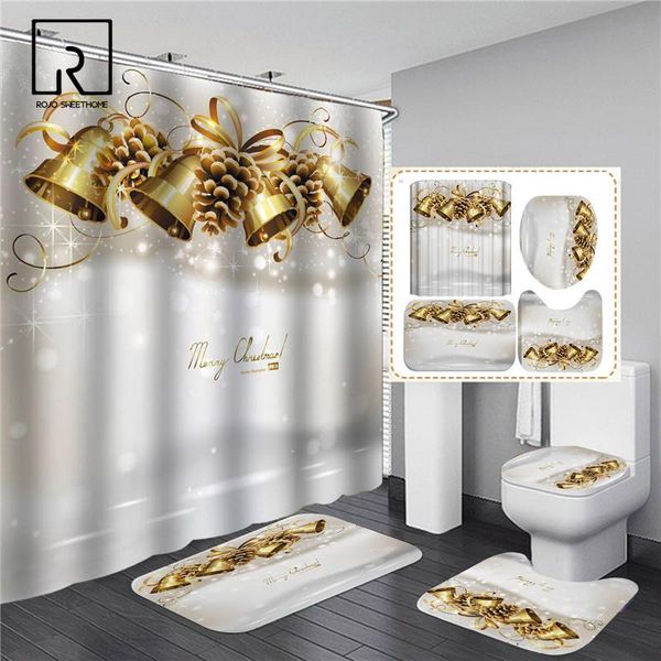 christmas bells socks printed shower curtian set with bathroom mat carpet bathing baththub screen waterproof festival decor curtains
christmas bells socks printed shower curtian set with bathroom mat carpet bathing baththub screen waterproof festival decor curtains