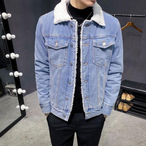 men's jackets men winter denim light blue jean male thick warm coats large size wool liner black 6xl, Black;brown
men's jackets men winter denim light blue jean male thick warm coats large size wool liner black 6xl, Black;brown
