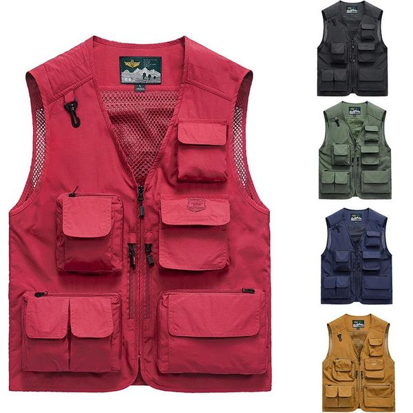 men's vests vest tactical webbed gear coat pographer waistcoat men tool many pocket mesh work sleeveless soft jacket plus size, Black;white
men's vests vest tactical webbed gear coat pographer waistcoat men tool many pocket mesh work sleeveless soft jacket plus size, Black;white