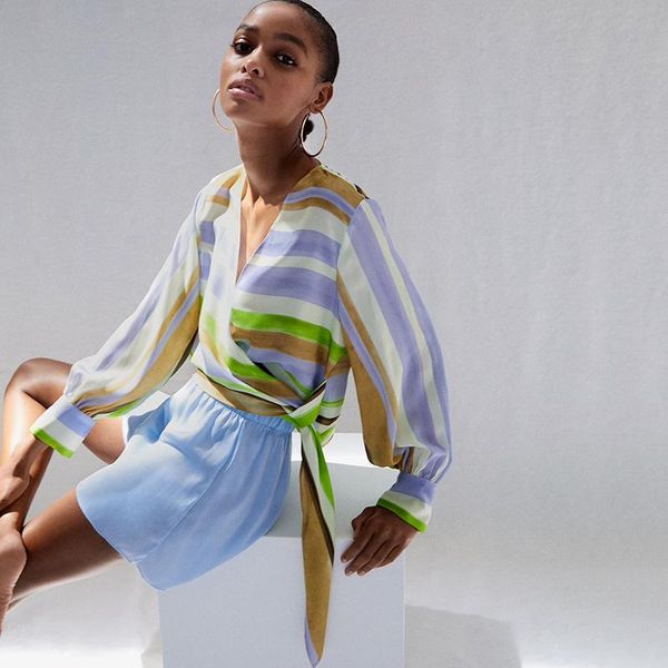 women's blouses & shirts 2021 summer casual v-neck blouse women fashion long sleeve pleated stripe ladies vintage ropa mujer, White
women's blouses & shirts 2021 summer casual v-neck blouse women fashion long sleeve pleated stripe ladies vintage ropa mujer, White