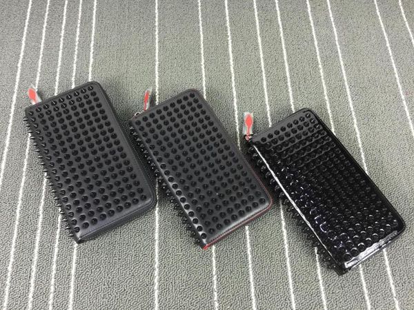 women men long style wallets panelled spiked clutch bags patent real leather rivets bag clutches purses with spikes wallet, Red;black
women men long style wallets panelled spiked clutch bags patent real leather rivets bag clutches purses with spikes wallet, Red;black