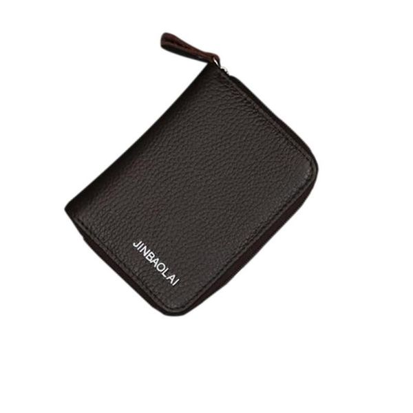 card holders jinbaolai zipper wallet men women leather credit/id holder billfold purse mini cover for travel organizer, Brown;gray
card holders jinbaolai zipper wallet men women leather credit/id holder billfold purse mini cover for travel organizer, Brown;gray