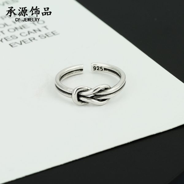 japan and south korea versatile women's ring thai silver knot opening, Golden;silver
japan and south korea versatile women's ring thai silver knot opening, Golden;silver