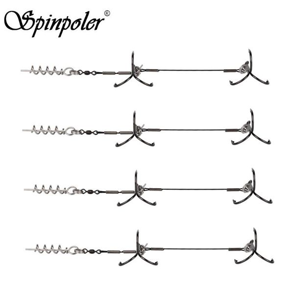 fishing hooks 1pc nylon coated stainless steel double vmc screw connector used with big soft baits shads
fishing hooks 1pc nylon coated stainless steel double vmc screw connector used with big soft baits shads