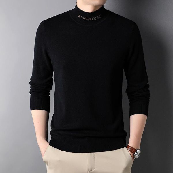 men's sweaters 100% wool grade autum winter fashion brand knit men turtleneck pullovers warm autumn sweater casual clothes, White;black
men's sweaters 100% wool grade autum winter fashion brand knit men turtleneck pullovers warm autumn sweater casual clothes, White;black