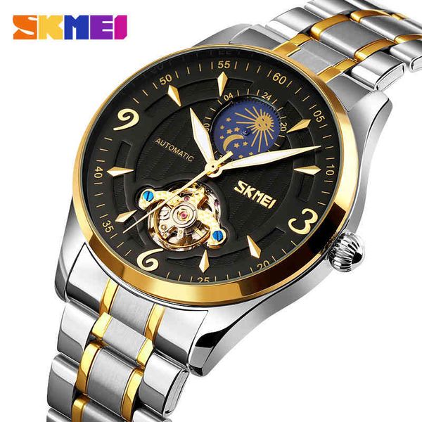 fashion automatic men watching skmei mechanical watches brand waterproof luxury original clock reloj hombre, Slivery;brown
fashion automatic men watching skmei mechanical watches brand waterproof luxury original clock reloj hombre, Slivery;brown