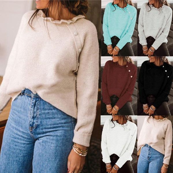 women's sweaters 2022 plus size s-3xl thickened outer wear knitted sweater coat korean style loose ruffled neck pullover, White;black
women's sweaters 2022 plus size s-3xl thickened outer wear knitted sweater coat korean style loose ruffled neck pullover, White;black