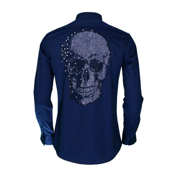 shirt shirt crystal skull beading shirt long sleeve slim casual male 100% pure cotton shirts for men plus size 4xl, White;black
shirt shirt crystal skull beading shirt long sleeve slim casual male 100% pure cotton shirts for men plus size 4xl, White;black