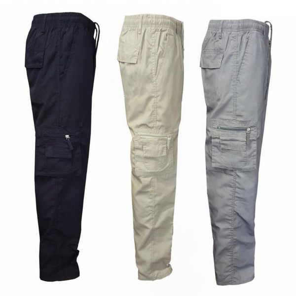 men's pants fashion cargo wear resistant fitness drawstring mid waist men, Black
men's pants fashion cargo wear resistant fitness drawstring mid waist men, Black