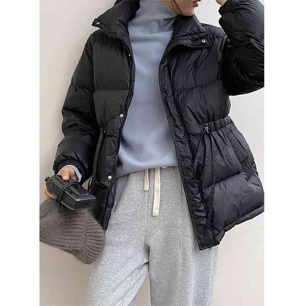 mulan 90 white duck down warm jacket female 2021 winter new korean stand collar windproof 29071, Black
mulan 90 white duck down warm jacket female 2021 winter new korean stand collar windproof 29071, Black