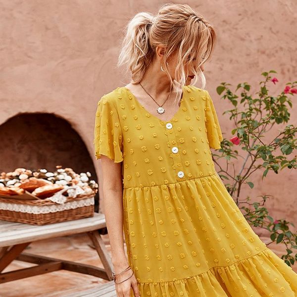 summer dresses women elegant womens dress black high waist casual loose v neck party yellow boho chiffon ladies, Black;gray
summer dresses women elegant womens dress black high waist casual loose v neck party yellow boho chiffon ladies, Black;gray