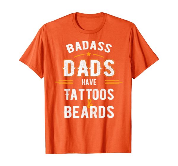 mens funny papa gift badass dads have tattoos and beards t-shirt, White;black
mens funny papa gift badass dads have tattoos and beards t-shirt, White;black
