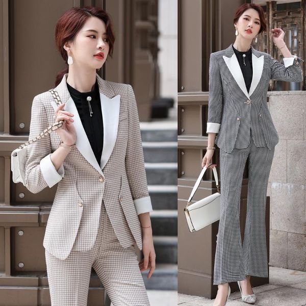 fashion casual black apricot blazer women business suits with pant and jacket sets office ladies work wear uniform pantsuits women's tw, White
fashion casual black apricot blazer women business suits with pant and jacket sets office ladies work wear uniform pantsuits women's tw, White