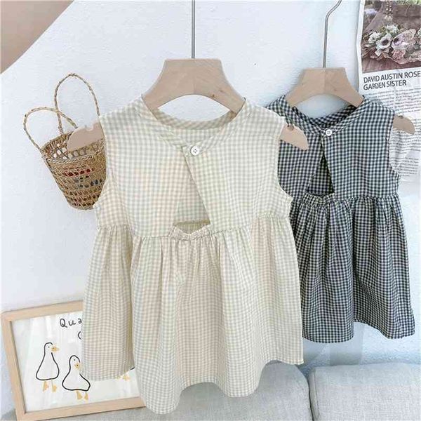 girls plaid dress summer baby girl halter hollow sleeveless princess baby girl clothing 210702, Red;yellow
girls plaid dress summer baby girl halter hollow sleeveless princess baby girl clothing 210702, Red;yellow