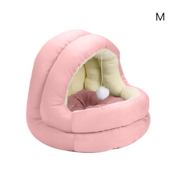 semi-enclosed dog cat winter warm kennel cave with hanging ball indoor puppy kitten cozy house lovely sleeping mat pet products beds & furni
semi-enclosed dog cat winter warm kennel cave with hanging ball indoor puppy kitten cozy house lovely sleeping mat pet products beds & furni