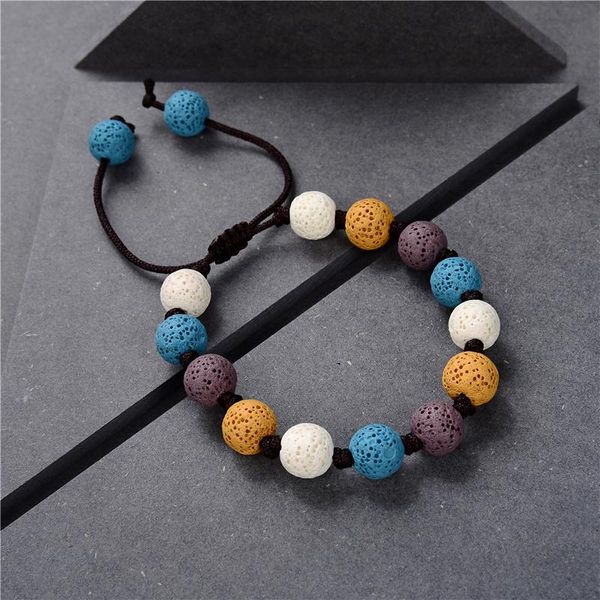 vintage natural lava stone bracelet for women men charm handmade strand stretching bracelets energy chakra jewelry b439, Golden;silver
vintage natural lava stone bracelet for women men charm handmade strand stretching bracelets energy chakra jewelry b439, Golden;silver