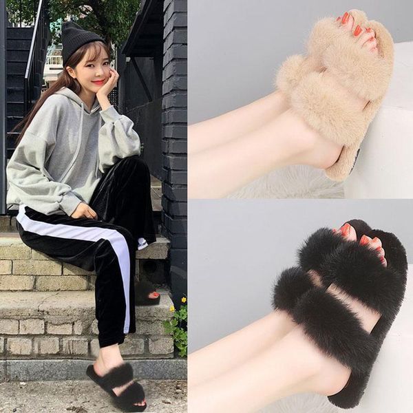 slippers women wearing fashionable web celebrity shoes for versatile korean version autumn winter flat wool, Black
slippers women wearing fashionable web celebrity shoes for versatile korean version autumn winter flat wool, Black