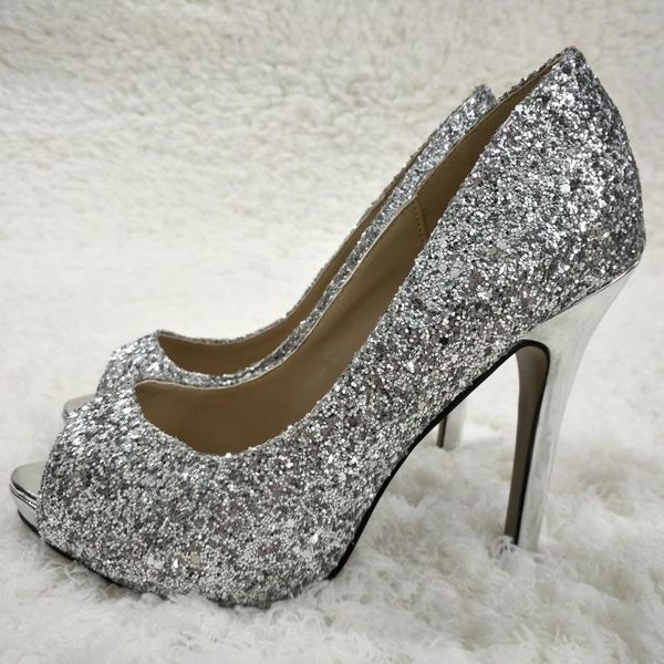 women stiletto thin high heel pumps peep toe silver glitter bridals wedding party ball lady shoes t3 dress, Black
women stiletto thin high heel pumps peep toe silver glitter bridals wedding party ball lady shoes t3 dress, Black