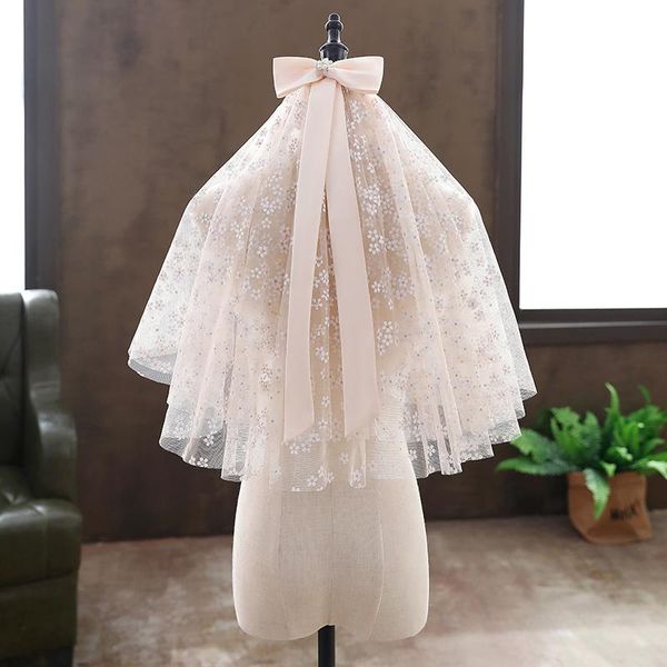 bridal veils arrival champagne lace leaf flower short wedding veil cover face one layer without comb bride accessories, Black
bridal veils arrival champagne lace leaf flower short wedding veil cover face one layer without comb bride accessories, Black