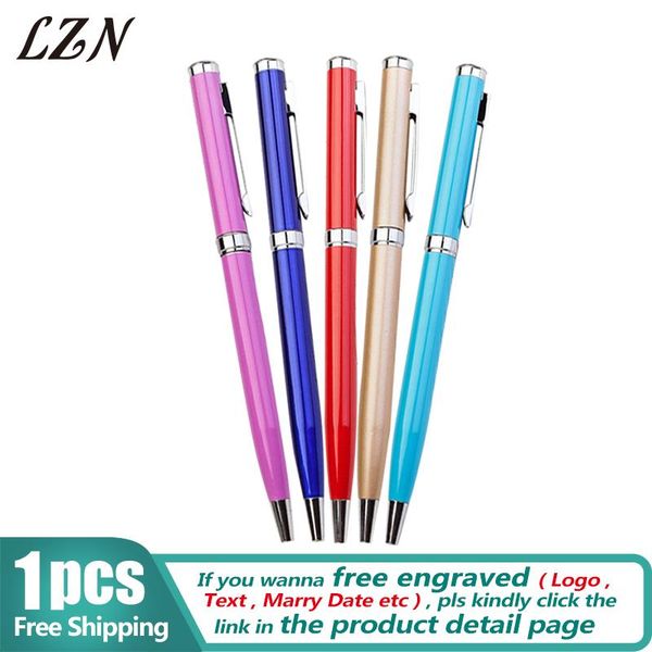 ballpoint pens lzn colourful stainless steel rod rotating metal pen stationery ballpen 0.7mm blue black ink office & school supplies, Blue;orange
ballpoint pens lzn colourful stainless steel rod rotating metal pen stationery ballpen 0.7mm blue black ink office & school supplies, Blue;orange