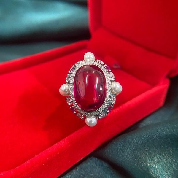 cluster rings luxury s925 sterling silver diamond for women wedding engagement red gemstone ring fine jewelry gift ladies, Golden;silver
cluster rings luxury s925 sterling silver diamond for women wedding engagement red gemstone ring fine jewelry gift ladies, Golden;silver