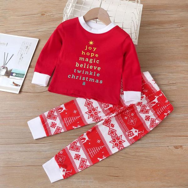 clothing sets baby children's set christmas costume holiday letter printing long sleeve o-neck + snowflake printed trousers, White
clothing sets baby children's set christmas costume holiday letter printing long sleeve o-neck + snowflake printed trousers, White