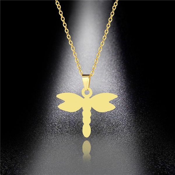 pendant necklaces korean version of the rural style cute dragonfly necklace clavicle chain stainless steel sweater sweet jewelry wholesale, Silver
pendant necklaces korean version of the rural style cute dragonfly necklace clavicle chain stainless steel sweater sweet jewelry wholesale, Silver