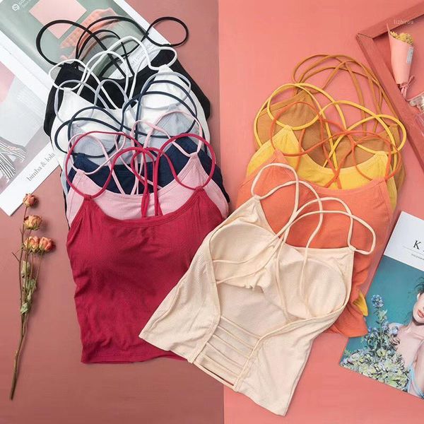 camisoles & tanks lingeries padded camisole tank summer sleeveless women camis intimates seamless crop underwear, Black;white
camisoles & tanks lingeries padded camisole tank summer sleeveless women camis intimates seamless crop underwear, Black;white