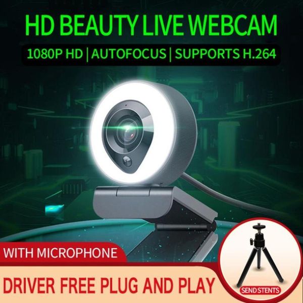 webcamera ring light auto focus computer camera fill-in microphone usb hd web for live broadcast video conference webcams
webcamera ring light auto focus computer camera fill-in microphone usb hd web for live broadcast video conference webcams