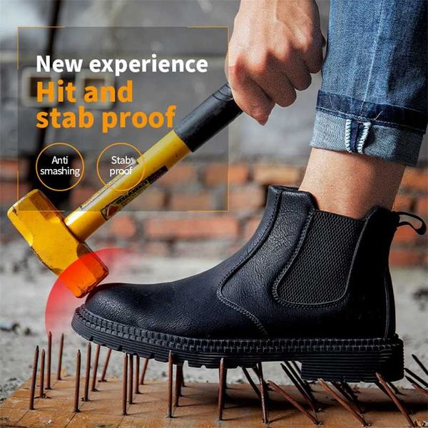 anti-smashing safety shoes wear high-boots safety shoes men slip waterproof oil safety protective shoes 211106, Black
anti-smashing safety shoes wear high-boots safety shoes men slip waterproof oil safety protective shoes 211106, Black