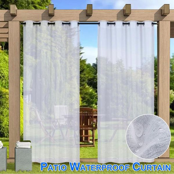 curtain & drapes outdoor sheer for patio indoor grommet white linen waterproof window garden exterior pergola porch decor
curtain & drapes outdoor sheer for patio indoor grommet white linen waterproof window garden exterior pergola porch decor