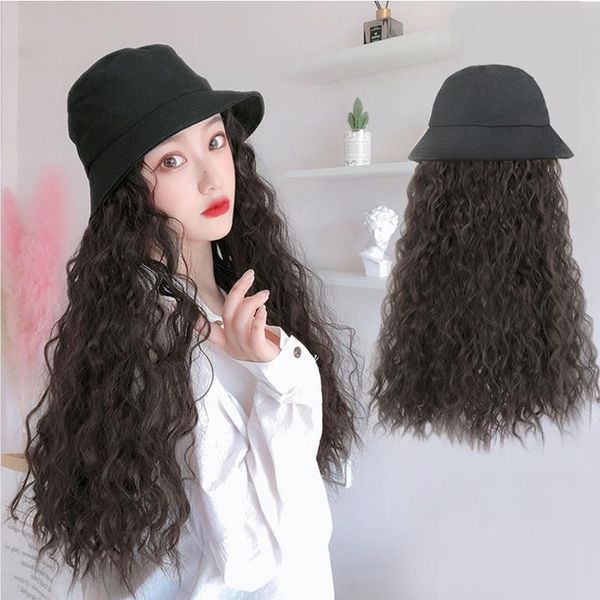 synthetic wigs lvhan long wavy fisherman's hat wig natural black naturally connect for girl
synthetic wigs lvhan long wavy fisherman's hat wig natural black naturally connect for girl