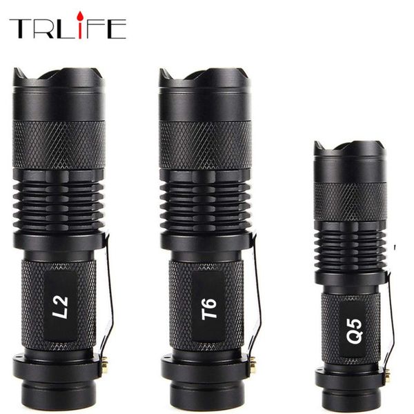 portable mini q5/t6/l2 aluminum waterproof 3/5 modes zoomable led torch tactical light by 18650 and 14500 flashlights torches
portable mini q5/t6/l2 aluminum waterproof 3/5 modes zoomable led torch tactical light by 18650 and 14500 flashlights torches