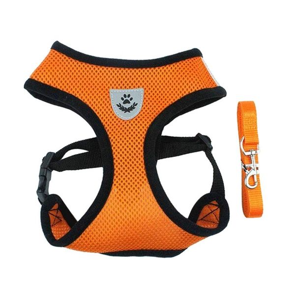 dog collars & leashes harness, pet vest harness,adjustable breathable soft mesh harness with leash for small medium large dogs pet,no pul
dog collars & leashes harness, pet vest harness,adjustable breathable soft mesh harness with leash for small medium large dogs pet,no pul