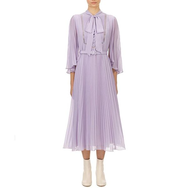 casual dresses vintage purple runway dress 2021 summer elegant bow draped lace chiffon patchwork pleated midi for women, Black;gray
casual dresses vintage purple runway dress 2021 summer elegant bow draped lace chiffon patchwork pleated midi for women, Black;gray