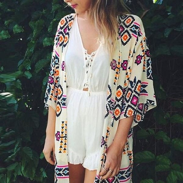women's swimwear summer bikini cover up women pretty beach wear dress clothes geometric swimsuit ups, White;black
women's swimwear summer bikini cover up women pretty beach wear dress clothes geometric swimsuit ups, White;black