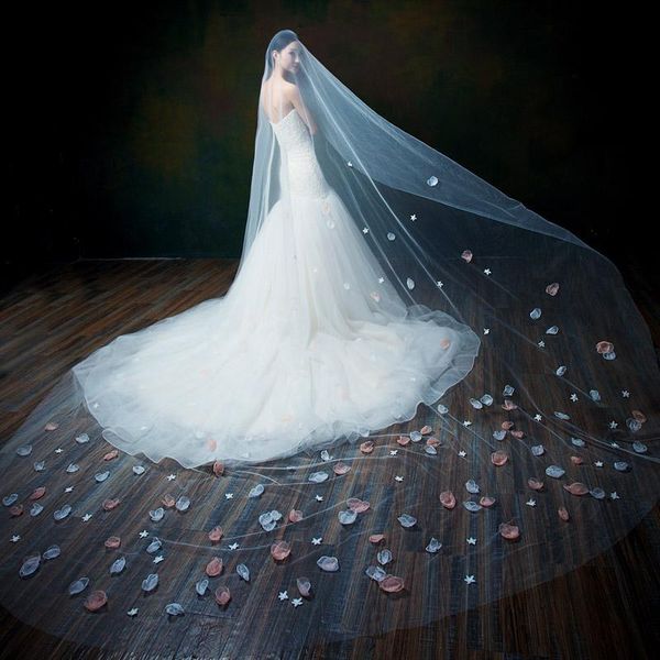 bridal veils princess veil handmade flower korean fairy long cathedral one layer wedding pography headdress accessories, Black
bridal veils princess veil handmade flower korean fairy long cathedral one layer wedding pography headdress accessories, Black