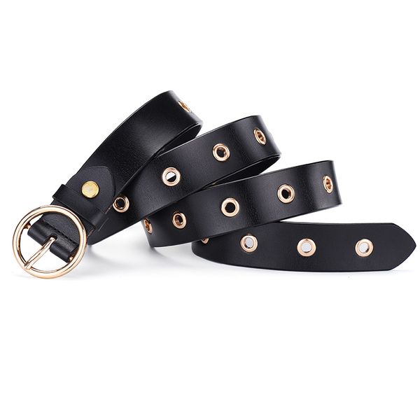 casual elegant ladies belts arrivals multi color size selection lady belt round button eyelet leather korean fashion jeans students pants w, Black;brown
casual elegant ladies belts arrivals multi color size selection lady belt round button eyelet leather korean fashion jeans students pants w, Black;brown