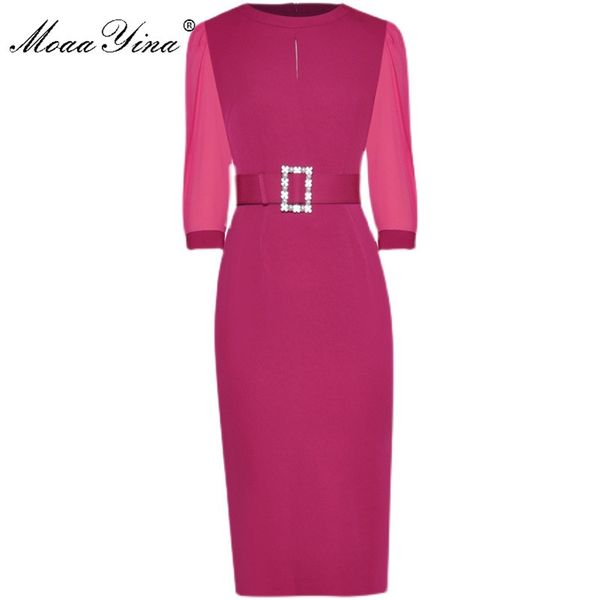 fashion designer dress spring women's dress lace-up package hip elegant office lady solid color dresses 210524, Black;gray
fashion designer dress spring women's dress lace-up package hip elegant office lady solid color dresses 210524, Black;gray