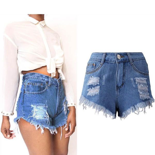 women's shorts women high waist tassel ripped short jeans 2021 summer casual plus size ladies femme woman denim, White;black
women's shorts women high waist tassel ripped short jeans 2021 summer casual plus size ladies femme woman denim, White;black