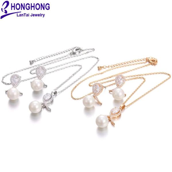 earrings & necklace women's geometric personality pearl earring 2pcs set 3a zircon two piece fashion jewelry, Silver
earrings & necklace women's geometric personality pearl earring 2pcs set 3a zircon two piece fashion jewelry, Silver