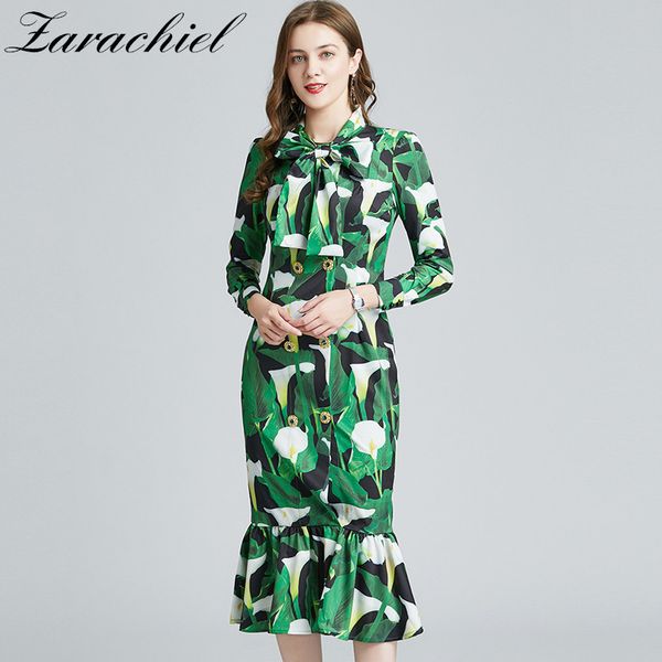 fashion runway calla lily flower green dress women bow collar diamonds double-breasted floral print mermaid midi dresses 210416, Black;gray
fashion runway calla lily flower green dress women bow collar diamonds double-breasted floral print mermaid midi dresses 210416, Black;gray