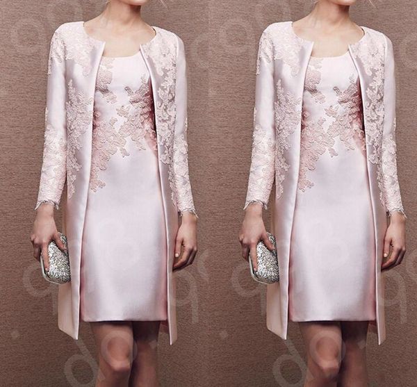 pink lace mother of the bride dresses 2020 formal gown outfit coat long sleeve jacket above knee length wedding guest dress, Black;coppery
pink lace mother of the bride dresses 2020 formal gown outfit coat long sleeve jacket above knee length wedding guest dress, Black;coppery