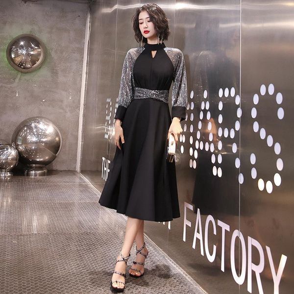 casual dresses 2021 women temperament high waist hollow out dress long sleeve elegant bling mesh patchwork party w391, Black;gray
casual dresses 2021 women temperament high waist hollow out dress long sleeve elegant bling mesh patchwork party w391, Black;gray
