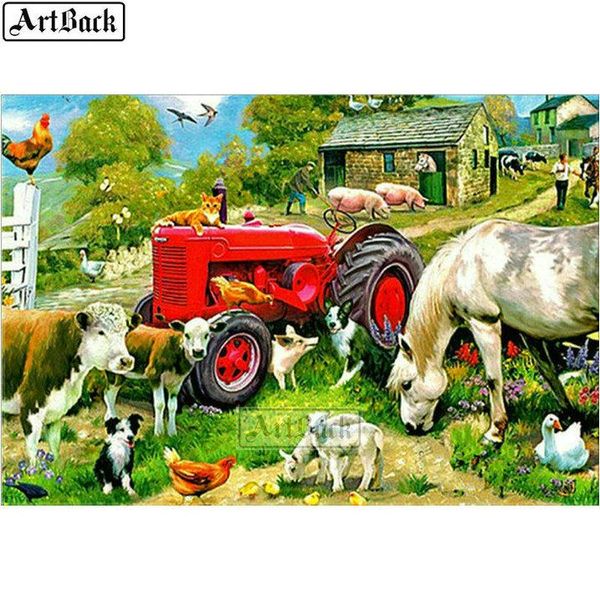 diamond painting 5d diy tractor animal cow horse sticker full square mosaic 3d embroidery home decoration
diamond painting 5d diy tractor animal cow horse sticker full square mosaic 3d embroidery home decoration