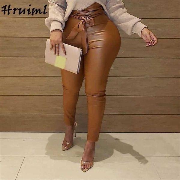 leather pants women fashion plus size high waist belt long trousers autumn winter skinny woman femme pantalon 211115, Black;white
leather pants women fashion plus size high waist belt long trousers autumn winter skinny woman femme pantalon 211115, Black;white