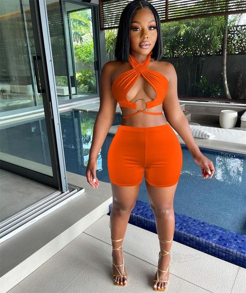 women's tracksuits chronstyle off shoulder 2 piece set backless tank crop biker shorts women summer outfits hollow out beachwear c, Gray 
women's tracksuits chronstyle off shoulder 2 piece set backless tank crop biker shorts women summer outfits hollow out beachwear c, Gray