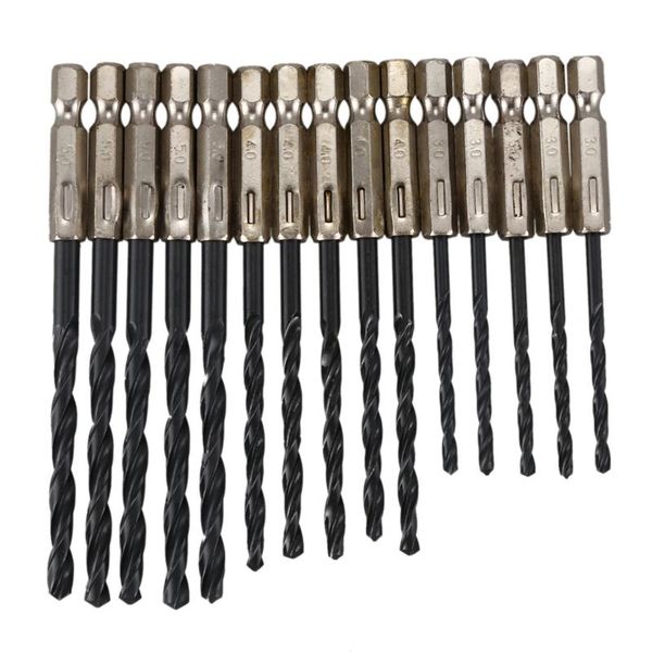 professional drill bits 15 pcs high speed steel titanium coated set 3 4 5 mm hex shank
professional drill bits 15 pcs high speed steel titanium coated set 3 4 5 mm hex shank