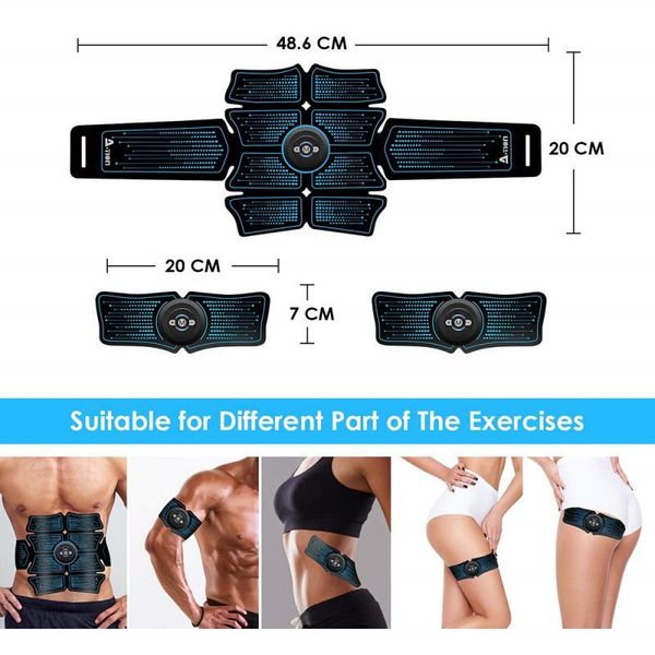 electric muscle stimulator abdominal stimulation exerciser training body slimming machine fat burning fitness massage equipment
electric muscle stimulator abdominal stimulation exerciser training body slimming machine fat burning fitness massage equipment